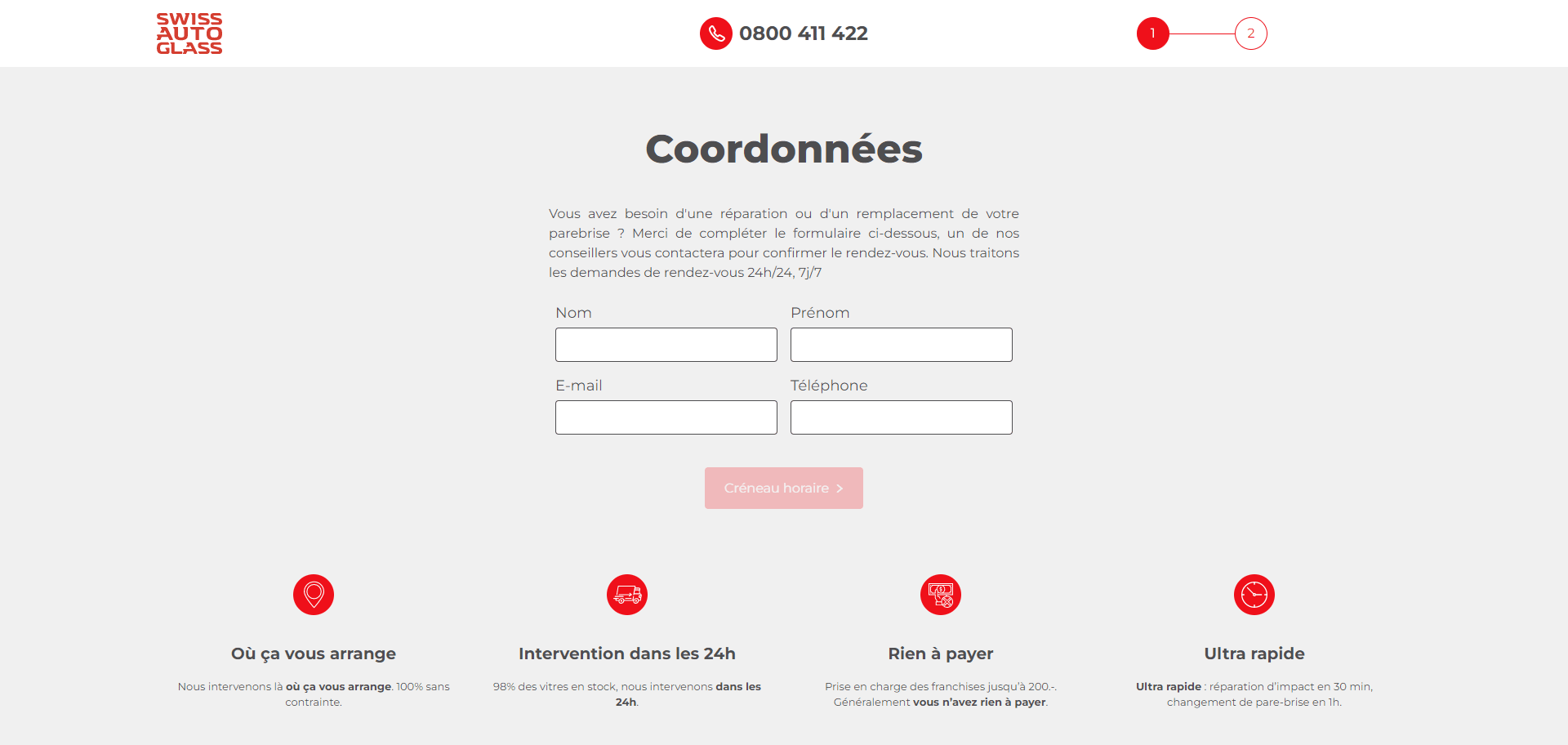 Page du site
